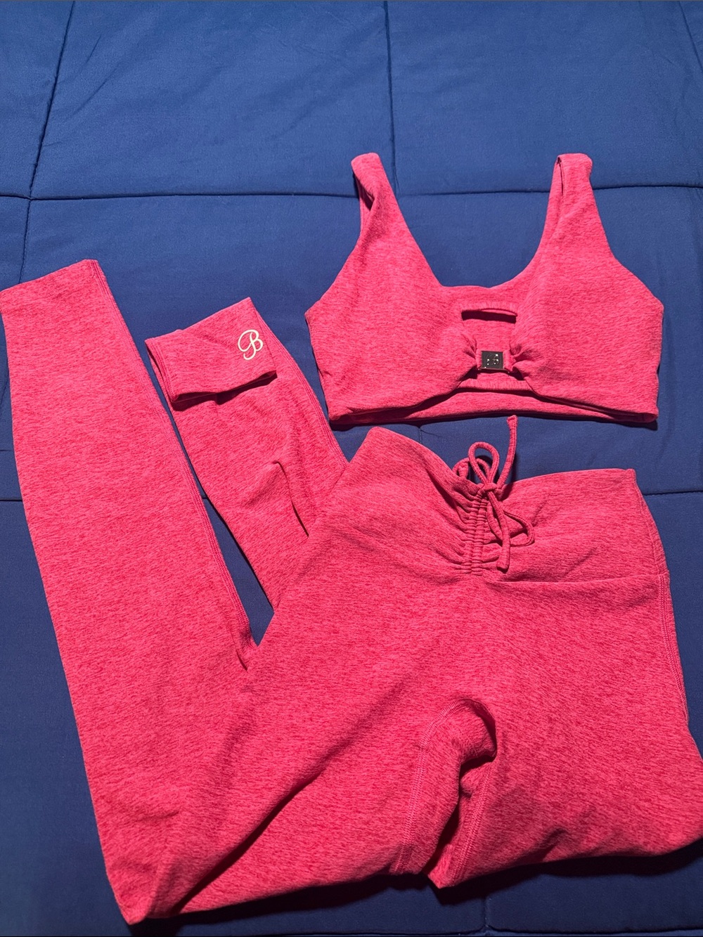 Bombshell sportswear Pink Women’s Lounge Set - Bralet & leggings